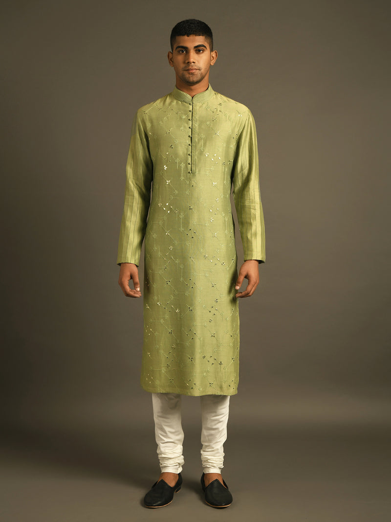 Hand Embroidered Kurta Set