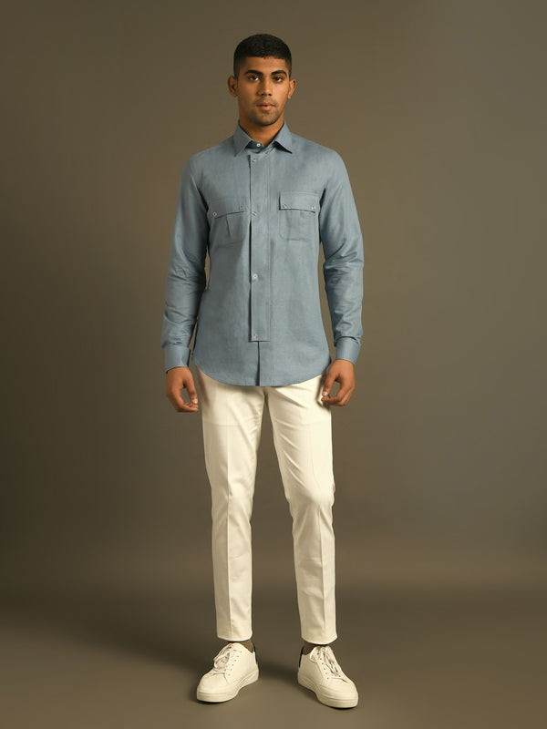 Snap Placket Shirt