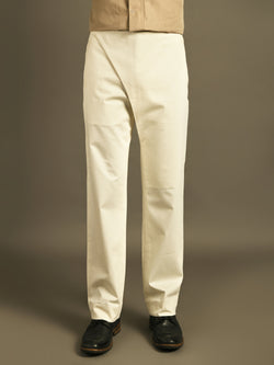 Short Flap Closure Straight Cut Pants