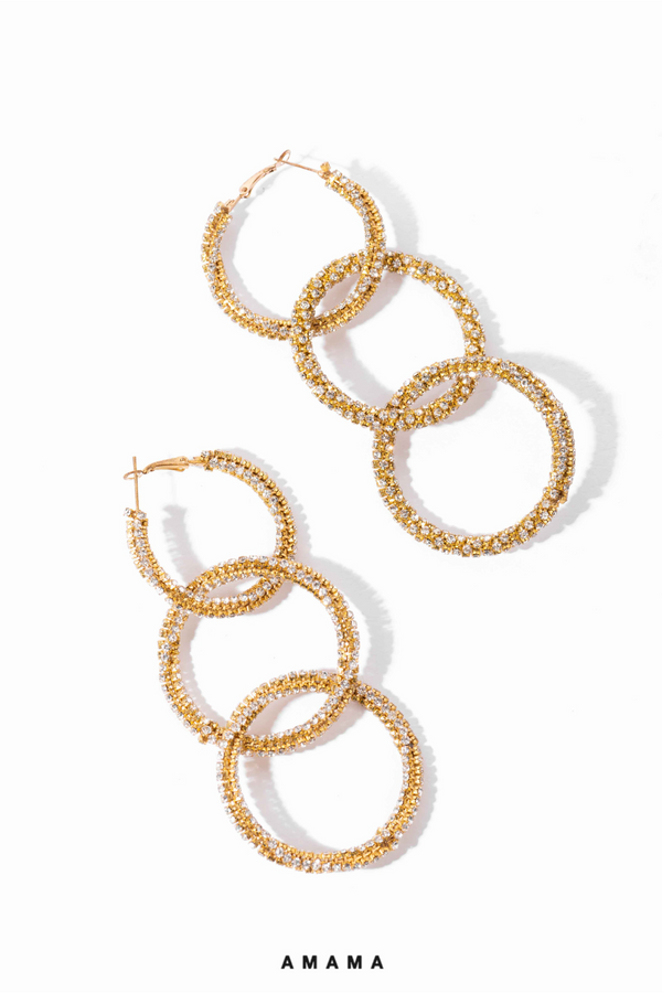 Verona Triple Loop Earrings