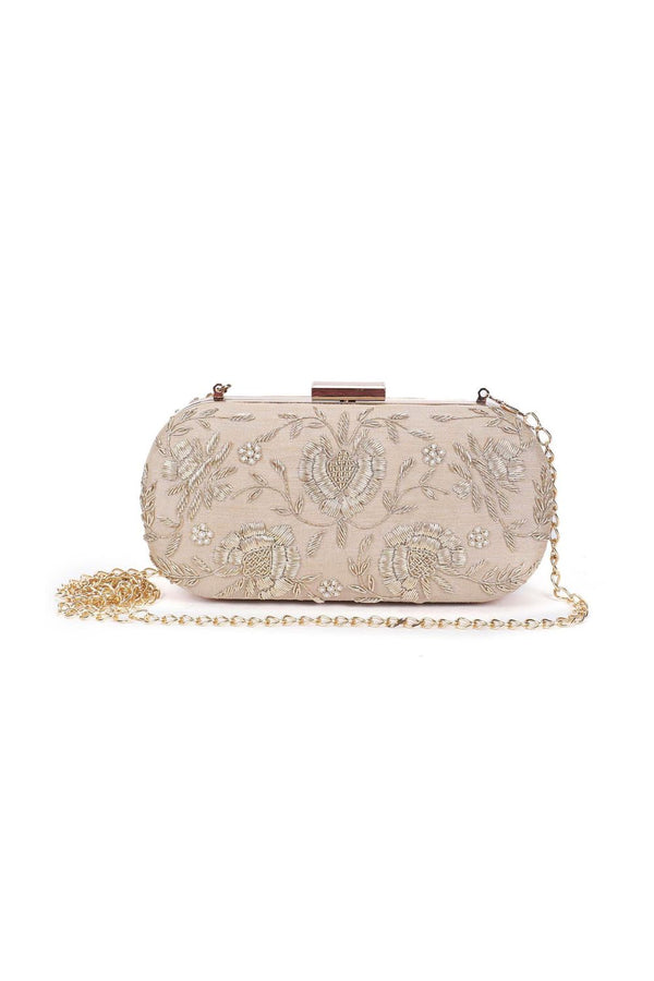 Golden bride clutch