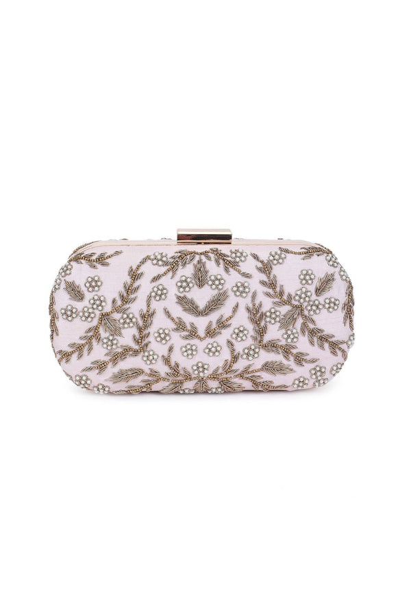 Graceful pink clutch