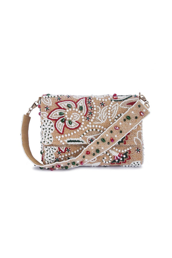 Samiara gold clutch