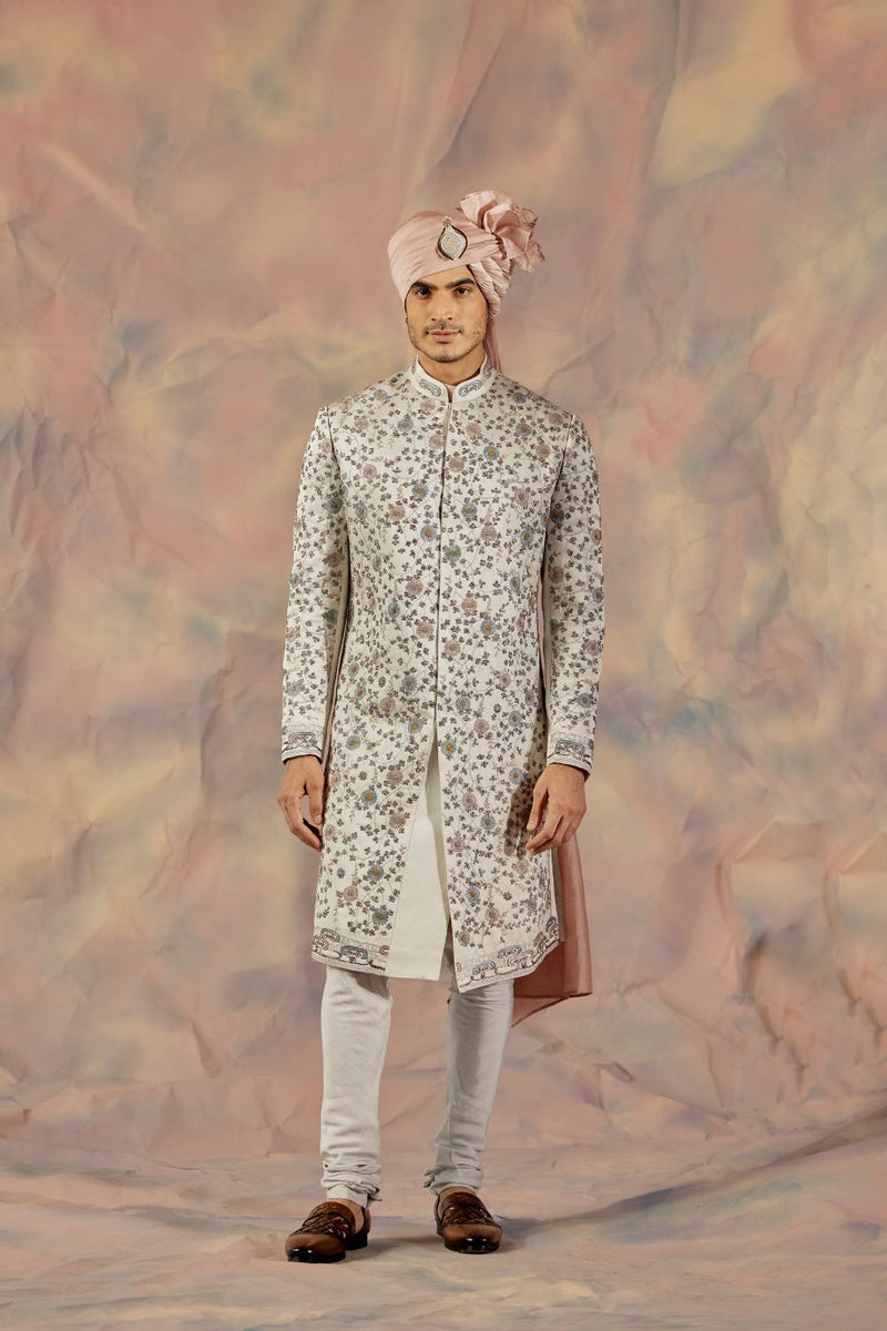 Silver Lining Sherwani Set