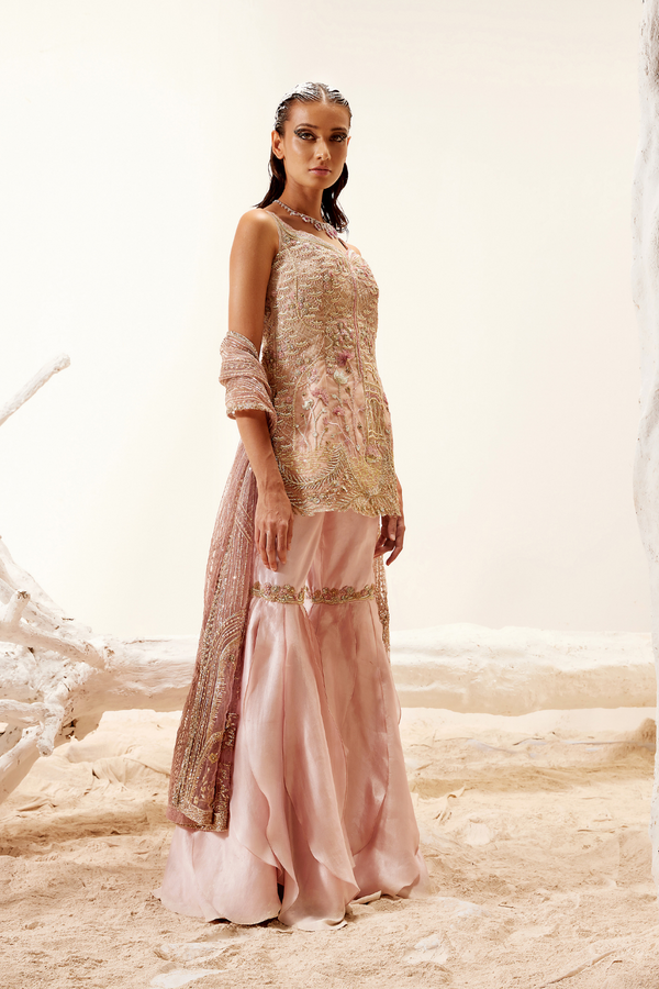 Lotus Pink Sharara