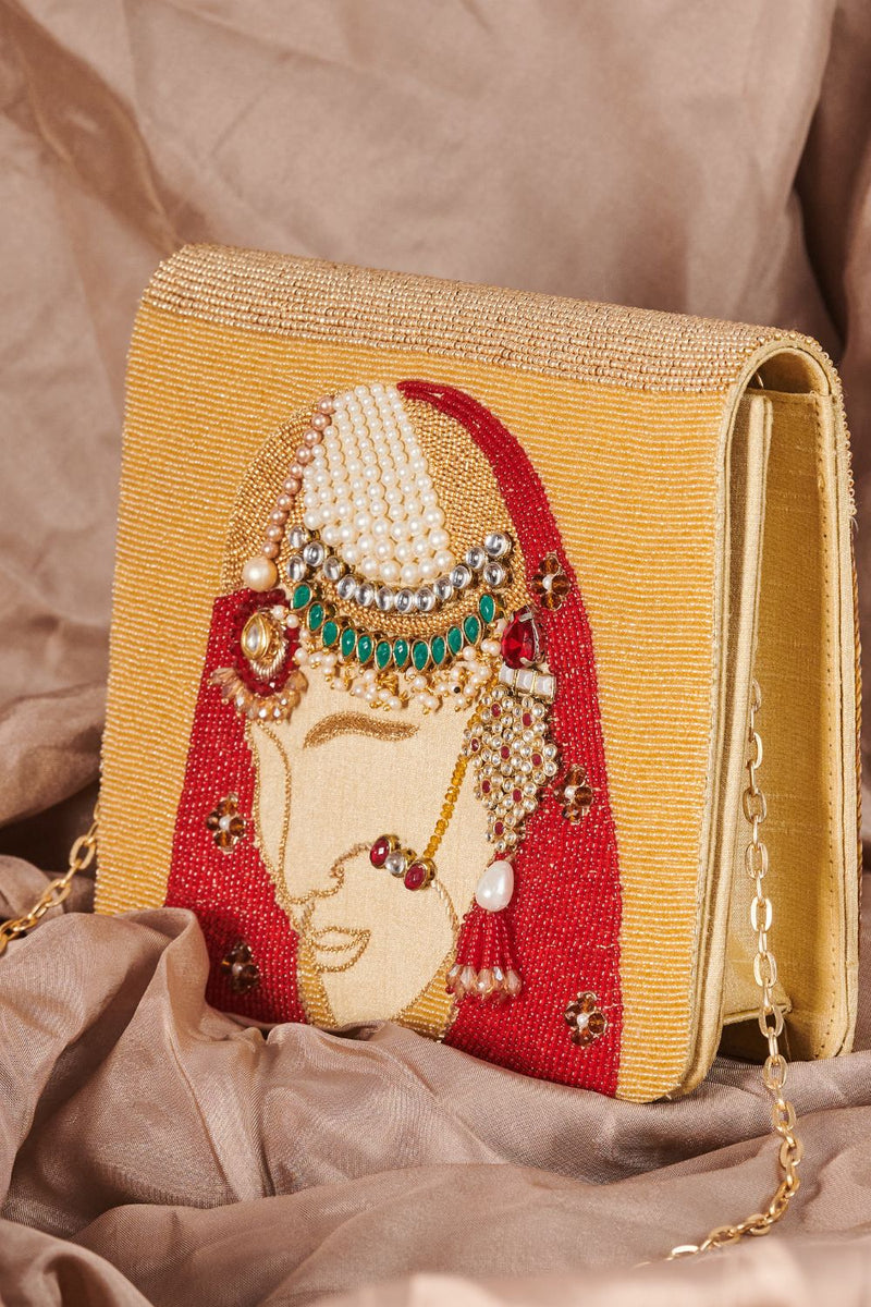 Buy Maroon Bridal Clutch Online In India - Etsy India