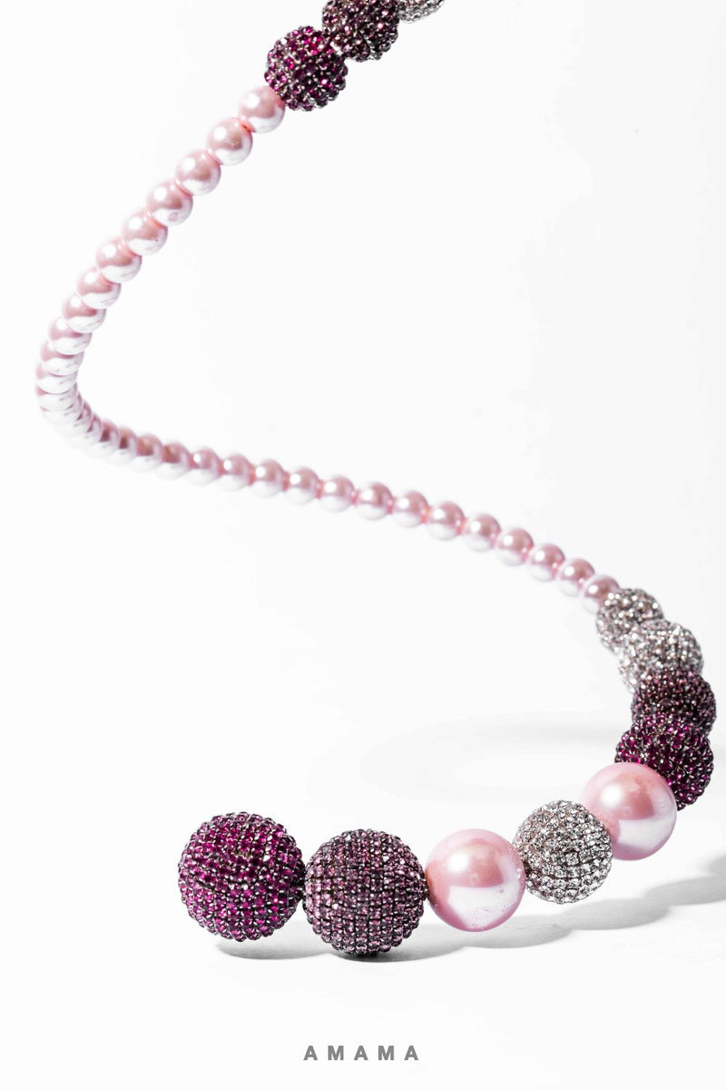 Aurora Necklace In Pink Ombre