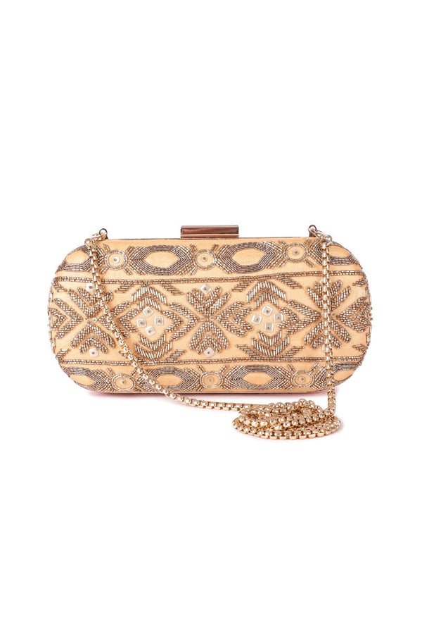 Geo bold clutch