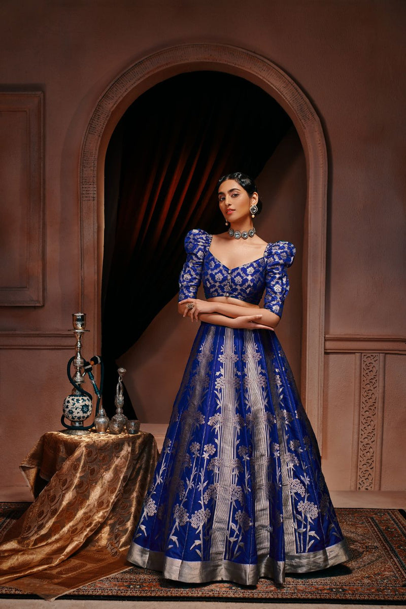 Georgette banarasi gown by The Anarkali Shop | The Secret Label