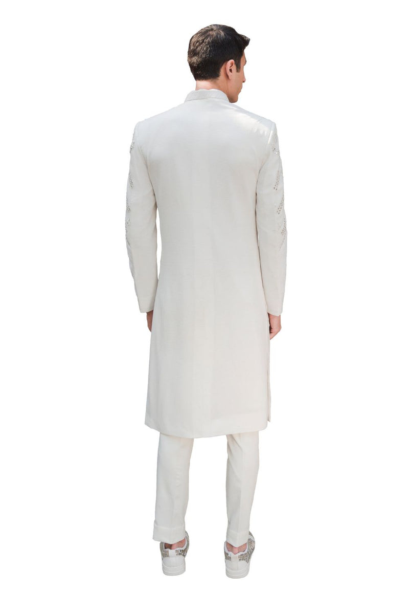 REFLEX SHERWANI IVORY