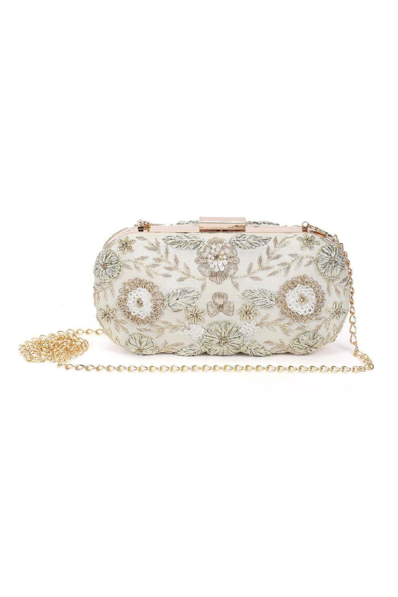 Angelic gold clutch