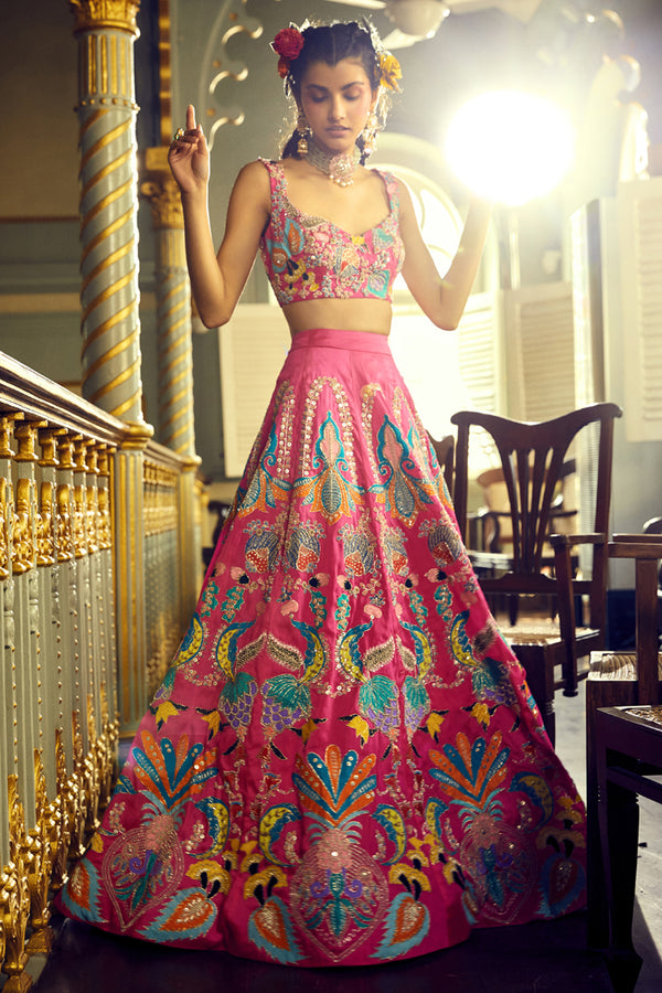 Pink Lehenga Set