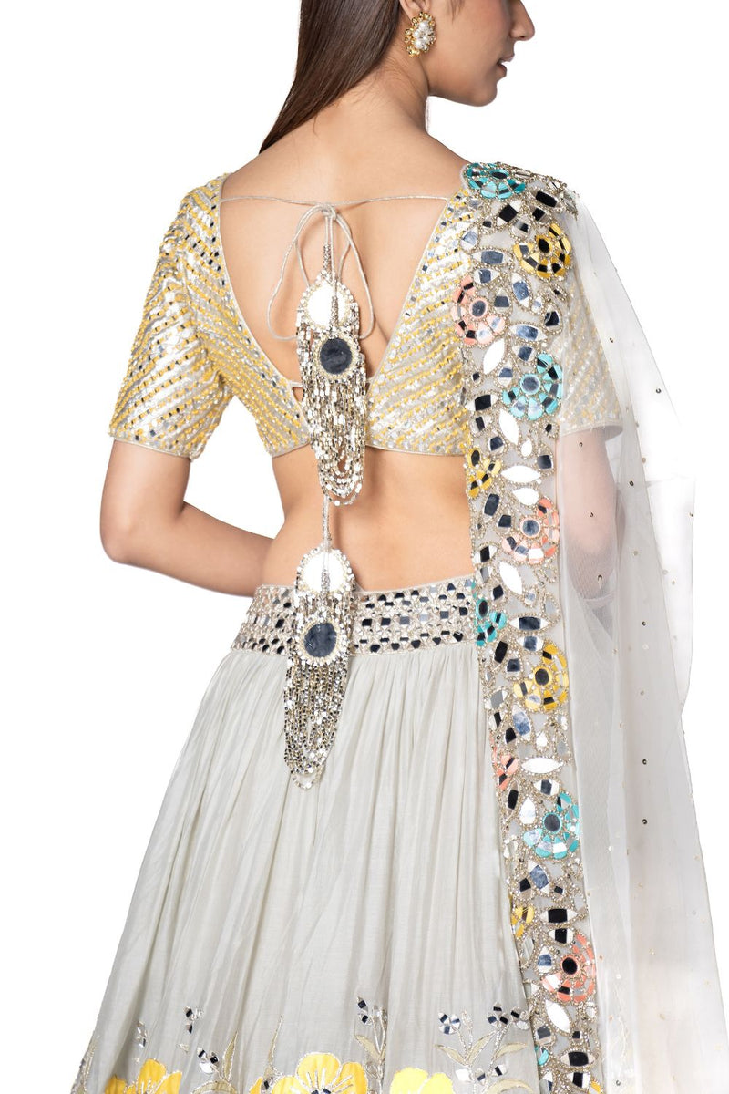 Pastel Patch Work Lehenga