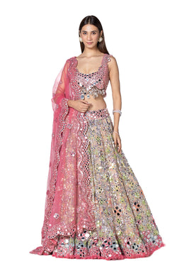 Multicolour Sequence Lehenga