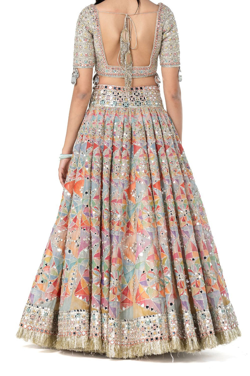 Multicolour Printed Lehenga