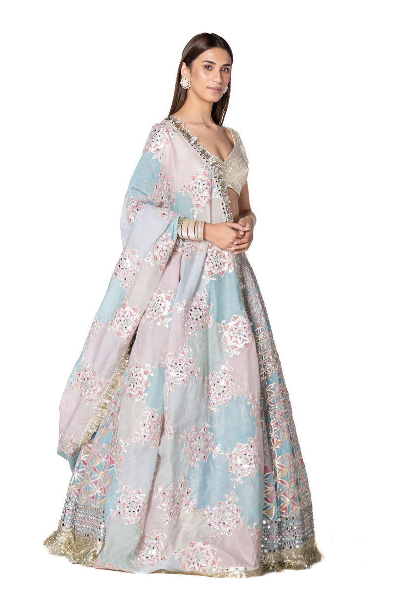 Printed Lehenga Set