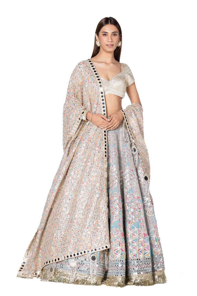 Printed Lehenga Set