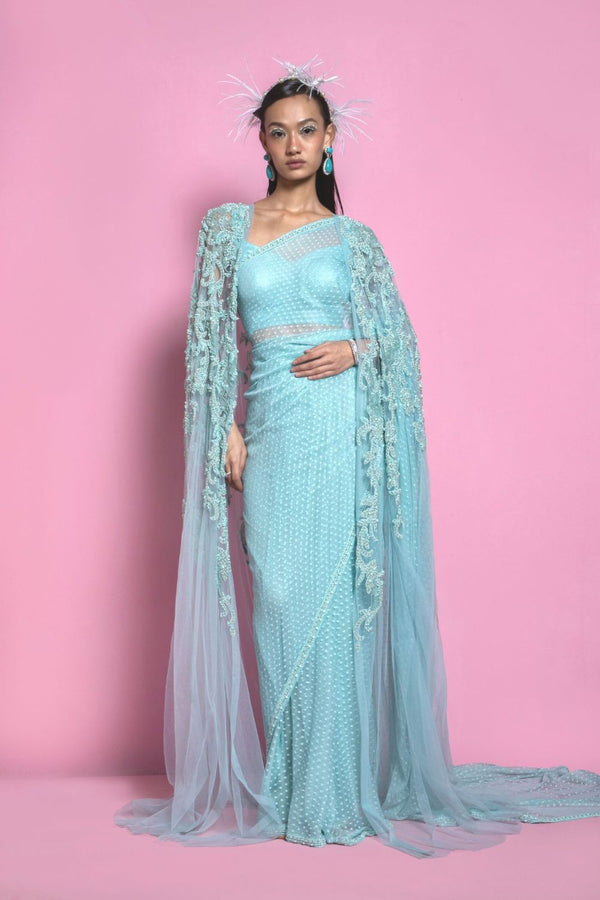 Anaya Cape Saree Set