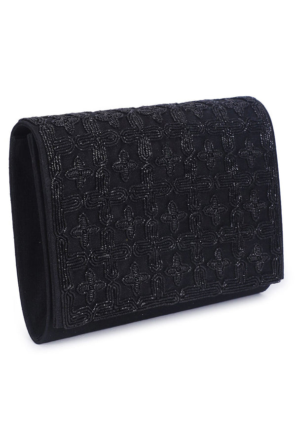 Black jaal clutch