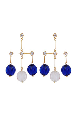 Blue Melon Earrings