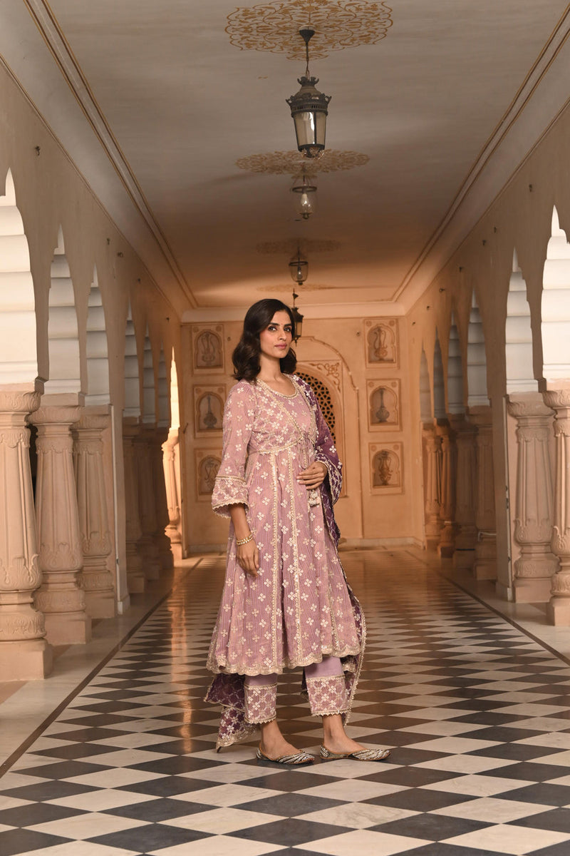 Bhumbro Anarkali With Bhumbro Pants