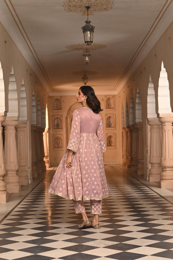 Bhumbro Anarkali With Bhumbro Pants