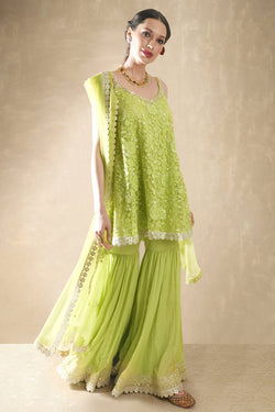 Lime Green Kurta Set