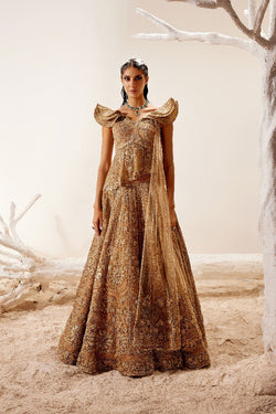 Metallic Floral Lehenga