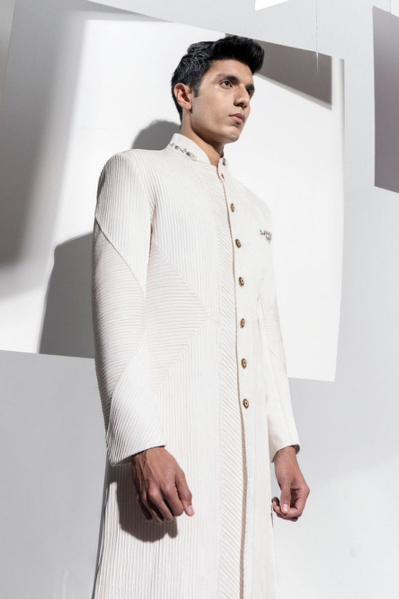 PLEATES SHERWANI