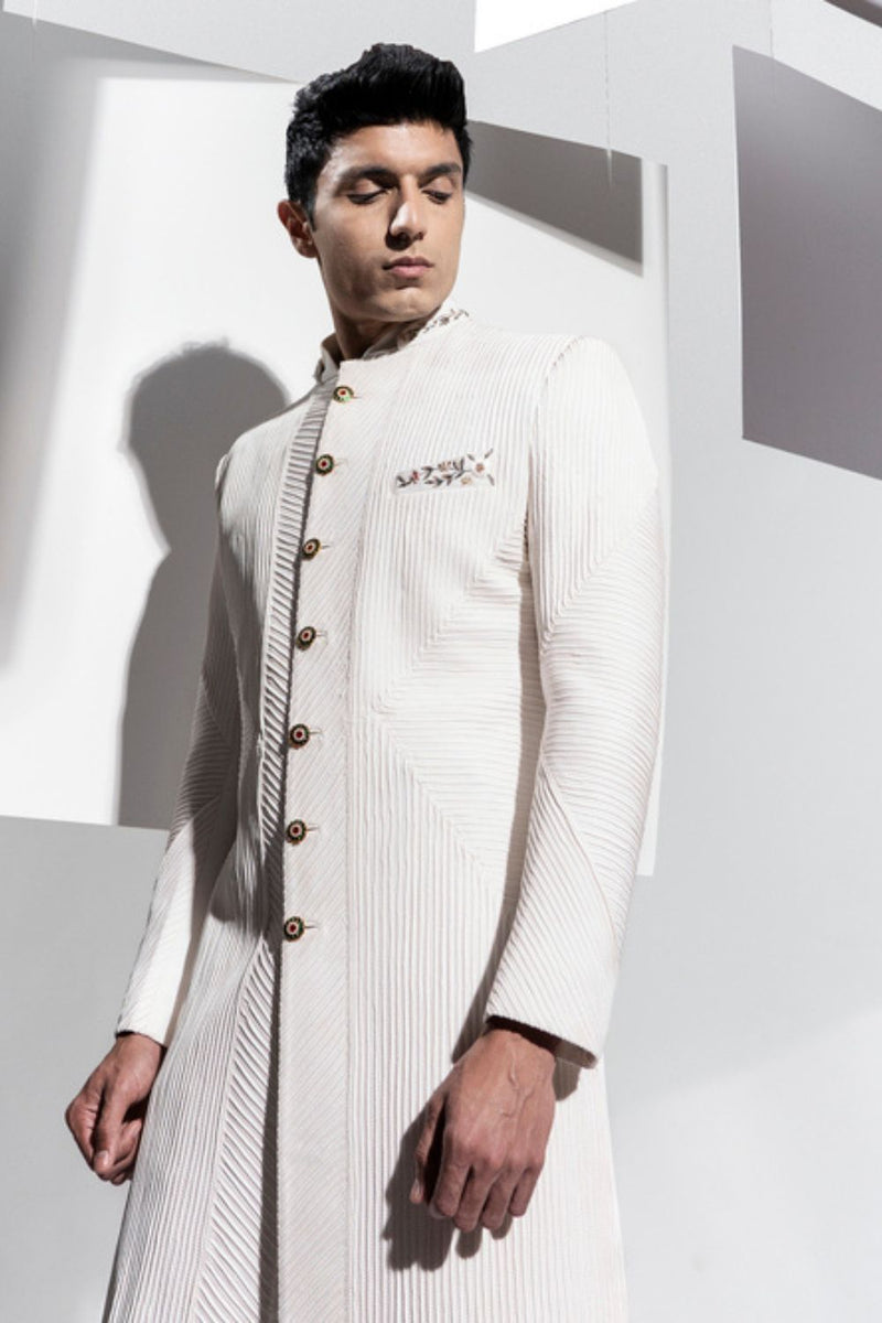 PLEATES SHERWANI