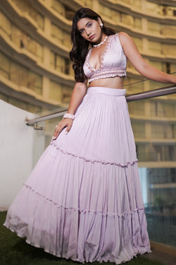 Lavender Lehenga