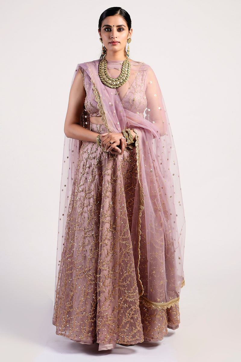 Old Rose Lehenga Set