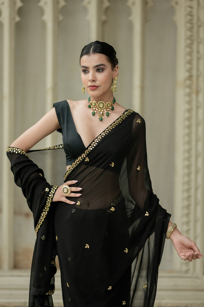 Black Saree