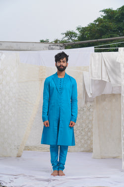 BLUE KURTA SET