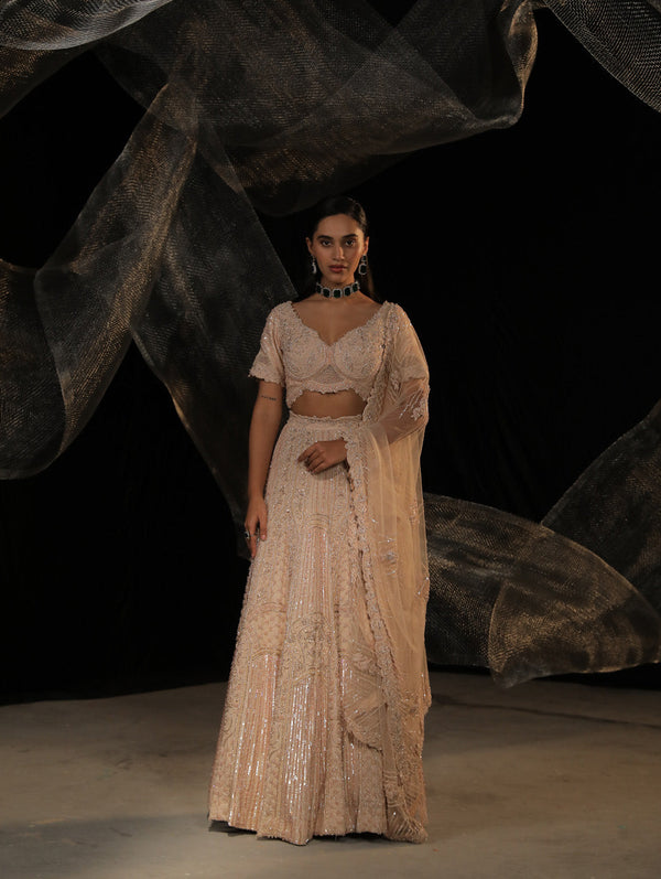 Rose Gold Lehenga