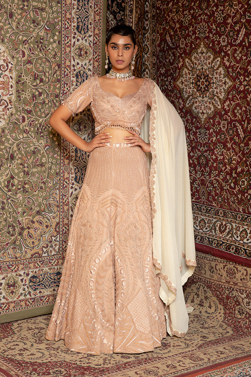 Stawberry Blonde Lehenga