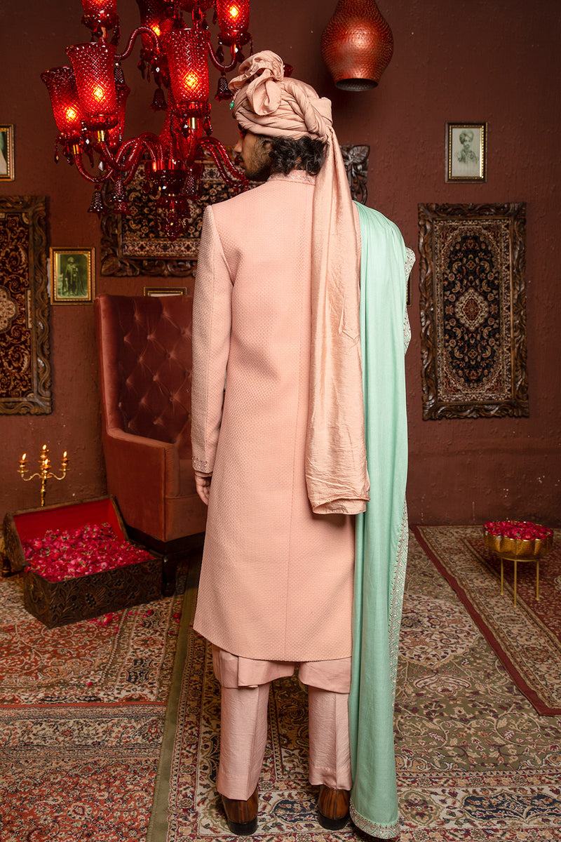 Burnt Peach Sherwani