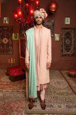 Burnt Peach Sherwani