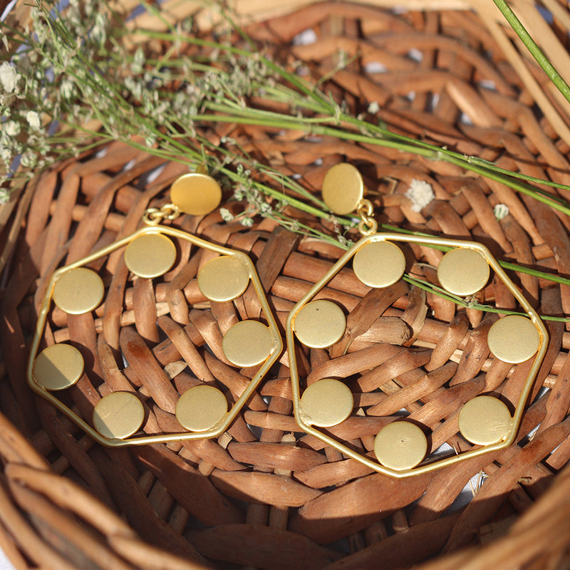 Brass Earring