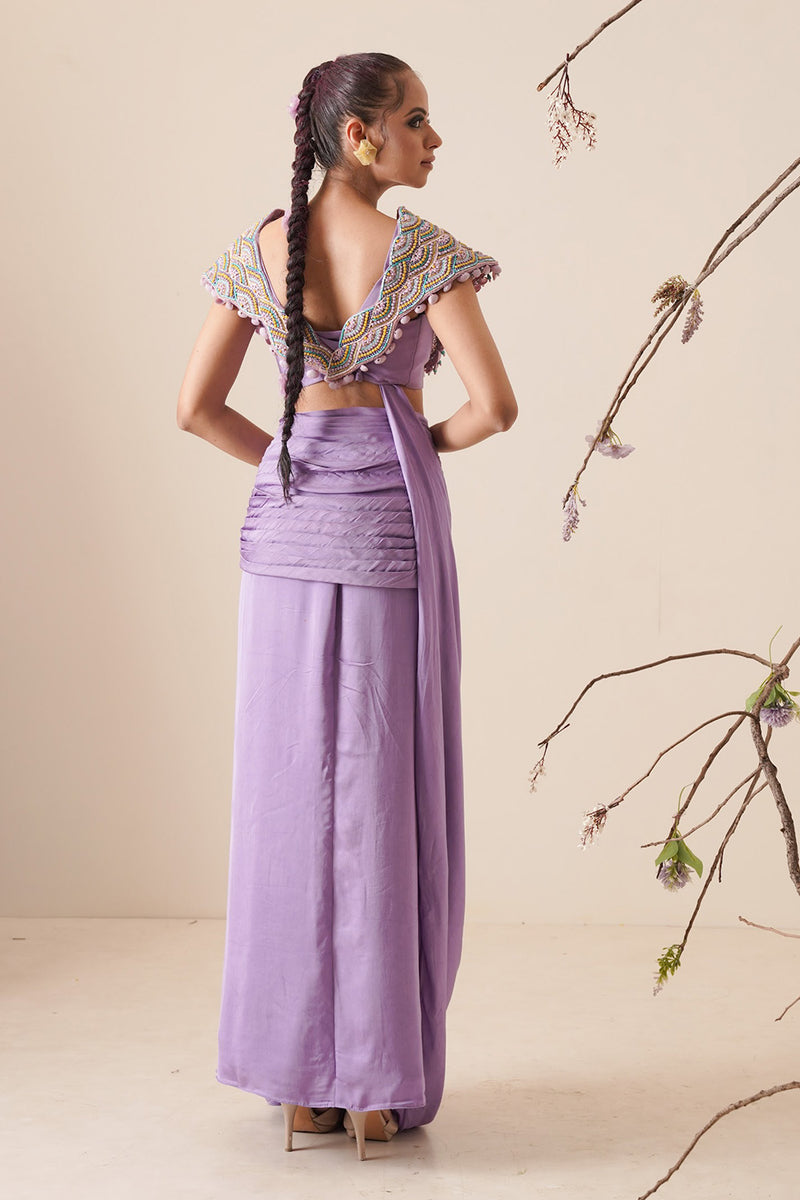 Lavender Skirt Set