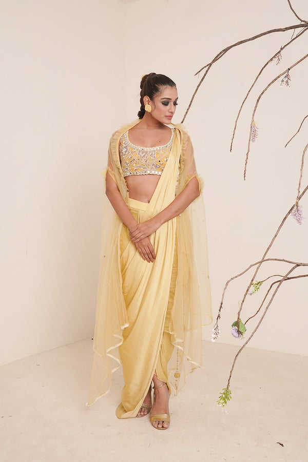 Yellow Saree