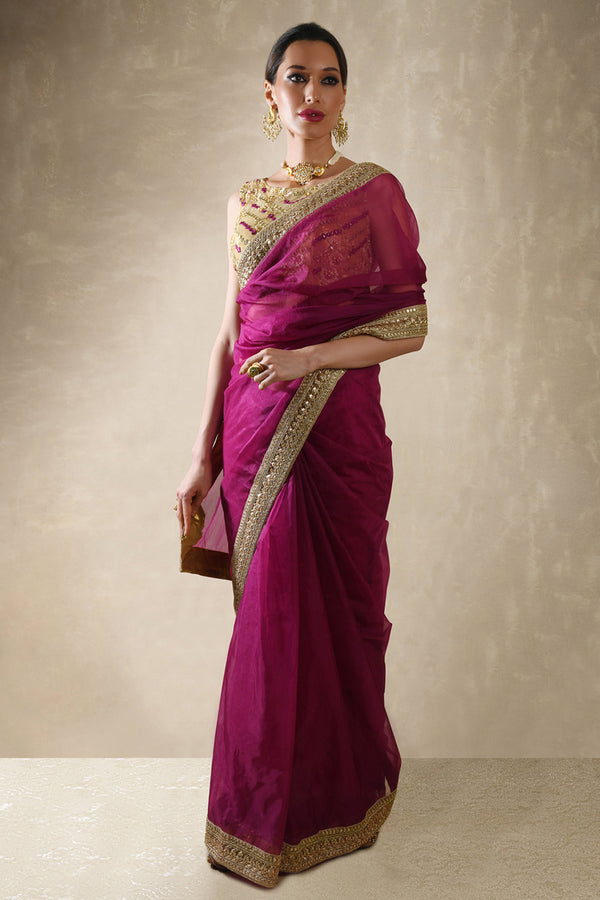 Pomegranate Saree Set