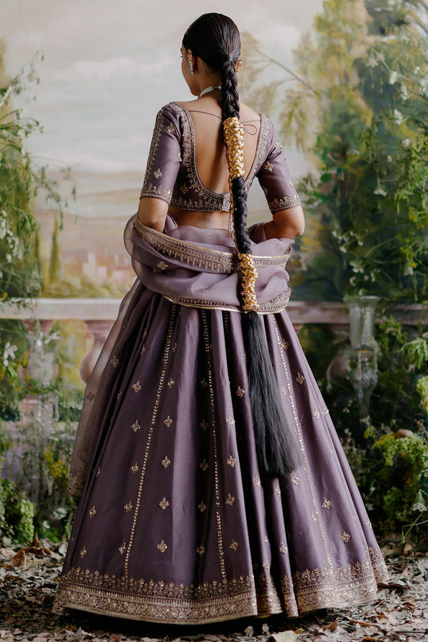 Antique Violet Lehenga Set