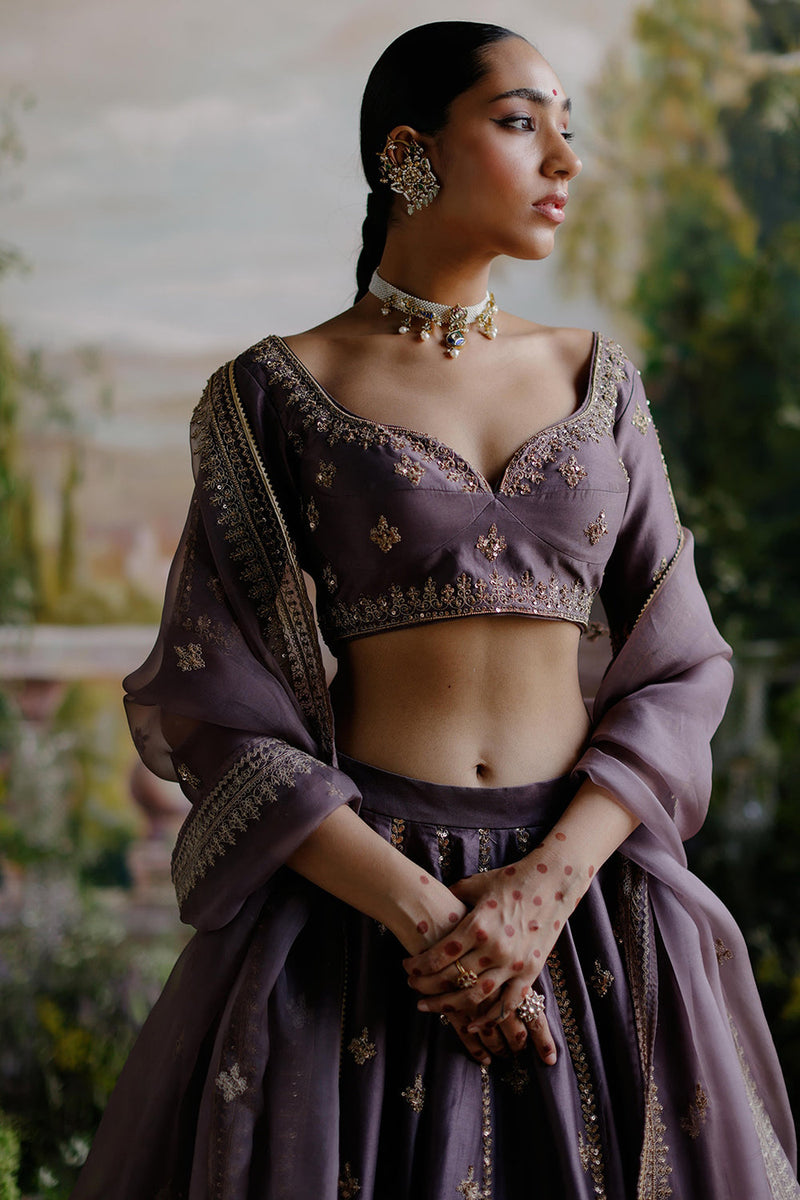 Antique Violet Lehenga Set