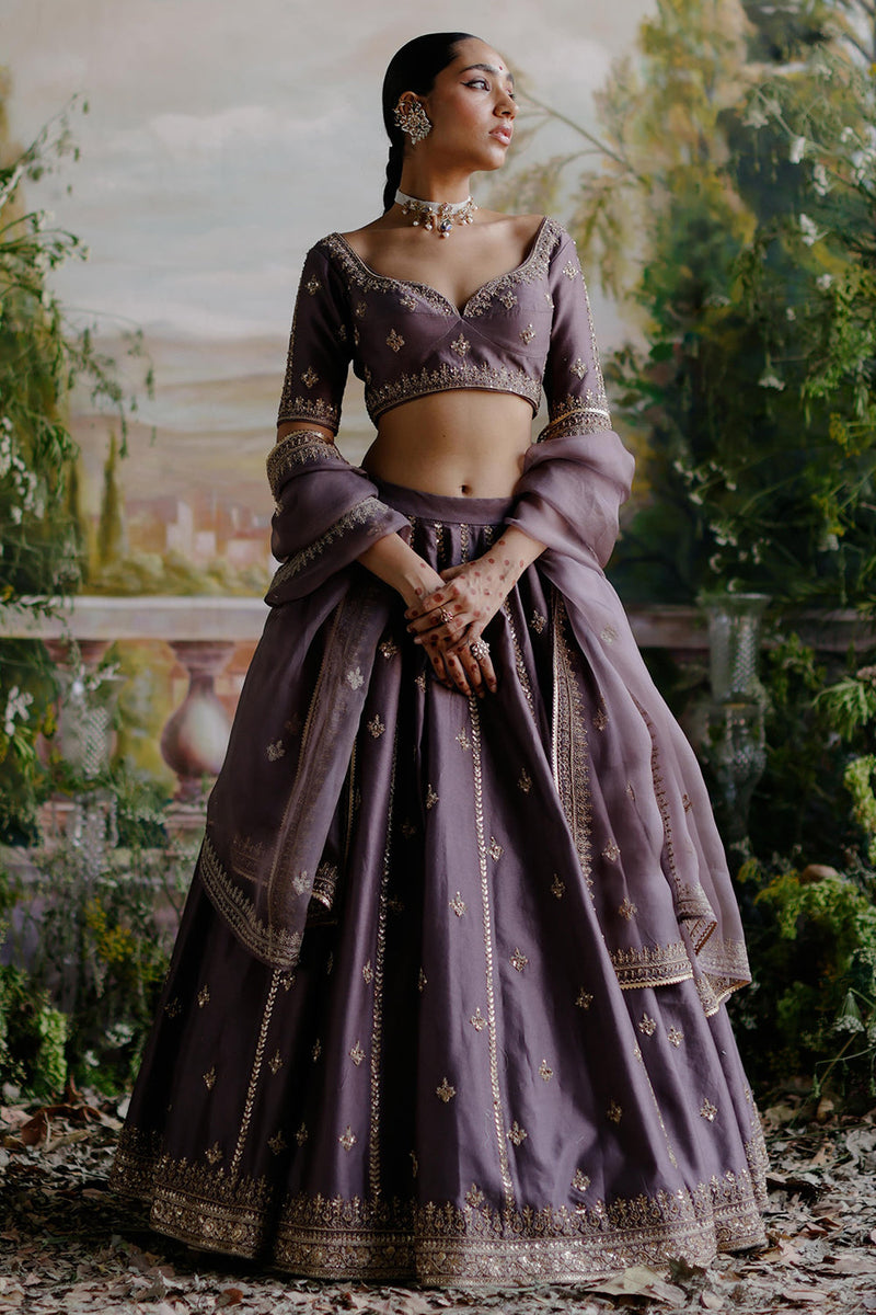 Antique Violet Lehenga Set