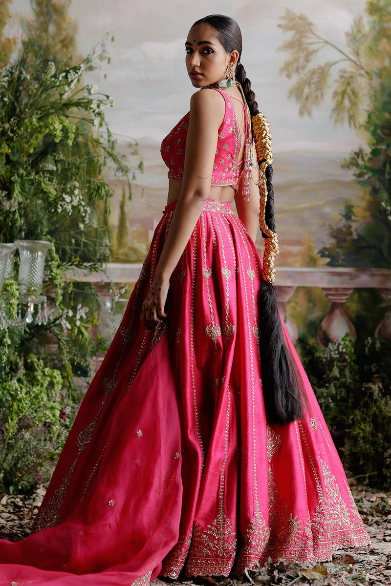 Hot Pink Lehenga Set