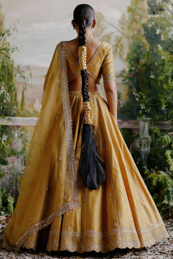 Tuscany Mustard Lehenga Set