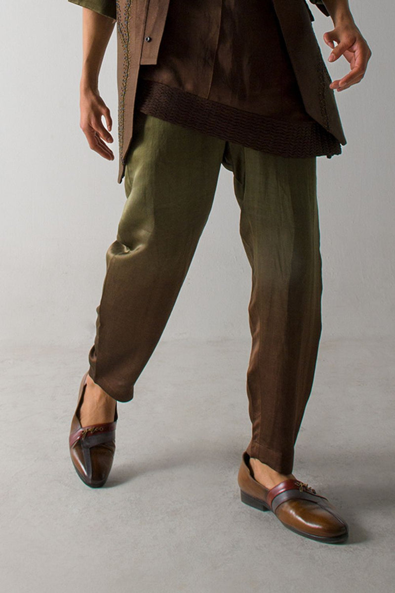 Mr. Olive in Brown Trousers