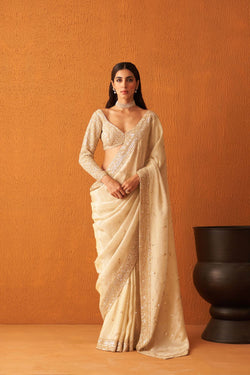 Gold Tissue Saree