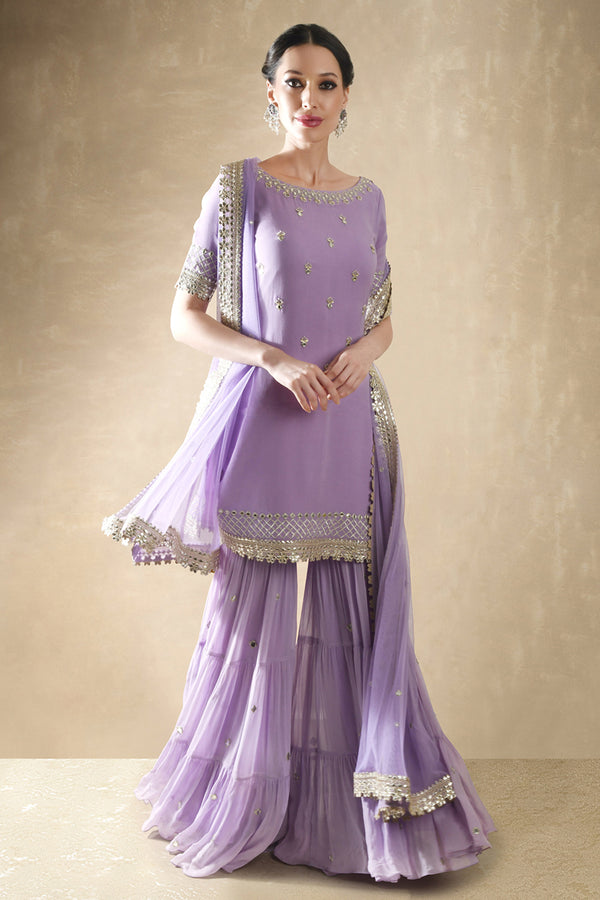 Lilac Kurta Set